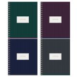 Тетрадь 48л., А5, клетка на гребне BG "Минимализм", матовая ламинация, тиснение фольгой