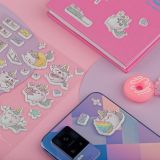 Наклейки объемные MESHU "Cute unicorn", 10*23см, с блестками, пакет европодвес Наклейки объемные MESHU "Cute unicorn", 10*23см, с блестками, пакет европодвес
