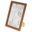 Рамка деревянная (МДФ) 15*21см, OfficeSpace, №1, небьющееся стекло, мокко