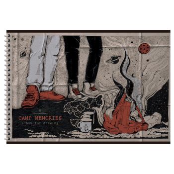 Альбом для рисования 32л., А4, на гребне Greenwich Line 