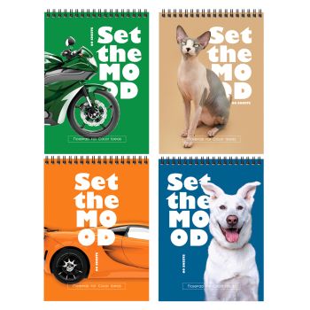 Блокнот А5 60л. на гребне BG 