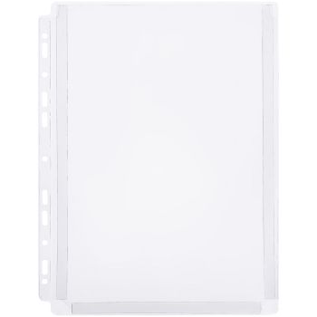 Папка-вкладыш с перфорацией OfficeSpace А4, ПВХ, 180мкм, глянцевая, расширяющаяся до 250л.