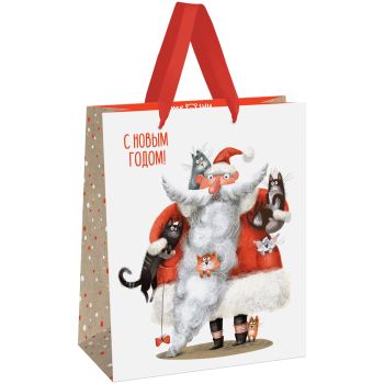 Пакет подарочный 26*32*12см MESHU 