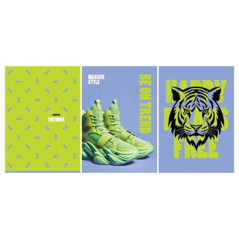 Тетрадь 96л., А4 клетка BG 