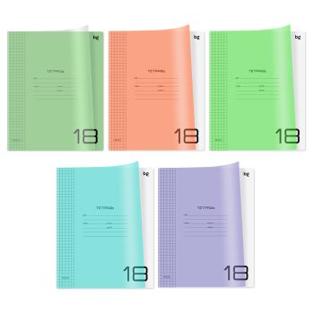 Набор тетрадей 18л., клетка BG 