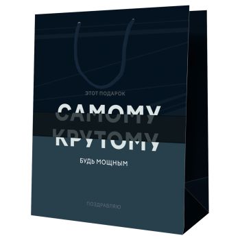 Пакет подарочный 18*23*10см MESHU 