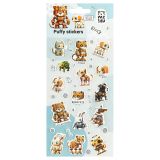 Наклейки объемные MESHU "Robopets", 10*23см, пакет европодвес Наклейки объемные MESHU "Robopets", 10*23см, пакет европодвес