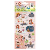 Наклейки объемные MESHU "Little red", 10*23см, пакет европодвес Наклейки объемные MESHU "Little red", 10*23см, пакет европодвес