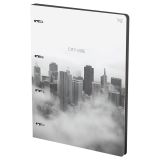 Тетрадь на кольцах А4, 120л., BG "Город", картон, матовая ламинация