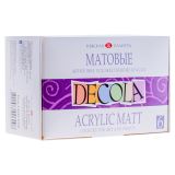 Краски акриловые Decola, 06 цветов, матовые, 20мл, картон Краски акриловые Decola, 06 цветов, матовые, 20мл, картон