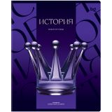 Тетрадь предметная 48л. BG "Темное стекло" - История, конгрев, твин-лак, 70г/м2