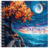 Скетчбук 40л., 170*170 BG "Звездная ночь", на гребне, матовая ламинация, выборочный лак, 120г/м2 Скетчбук 40л., 170*170 BG "Звездная ночь", на гребне, матовая ламинация, выборочный лак, 120г/м2