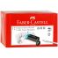 Точилка пластиковая с ластиком Faber-Castell 