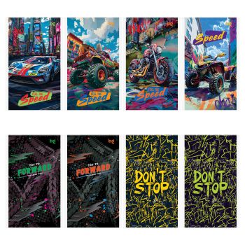 Блокнот А6 32л., на скрепке BG 