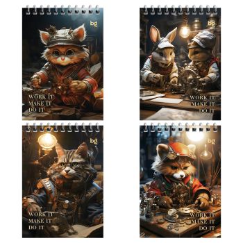 Блокнот А6 40л. на гребне BG 