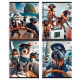 Тетрадь 96л., А5, клетка на гребне BG "Собаки"