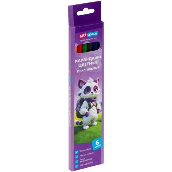 Карандаши цветные пластиковые ArtSpace 