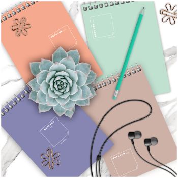 Блокнот А6 80л. на гребне BG 