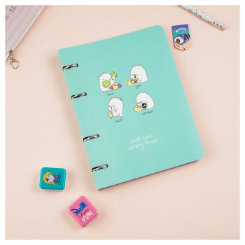 Тетрадь на кольцах А5, 100л., MESHU 