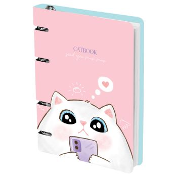 Тетрадь на кольцах А5, 100л., MESHU 