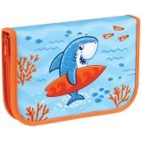 Пенал 1 отделение, 200*130 Мульти-Пульти "Surf Shark", доп. секция, ткань Пенал 1 отделение, 200*130 Мульти-Пульти "Surf Shark", доп. секция, ткань