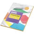 Бумага цветная OfficeSpace "Интенсив", А4, 80г/м2, 100л., (оранжевый)