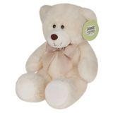 Мягкая игрушка ТРИ СОВЫ "Мишка с бантом", 26см