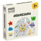 Аквамозаика ТРИ СОВЫ "Космическое приключение", набор инструментов, трафареты, картонная коробка 12*12см