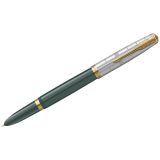 Ручка перьевая Parker "51 Forest Green GT" темно-синяя, 0,4мм, подарочная упаковка Ручка перьевая Parker "51 Forest Green GT" темно-синяя, 0,4мм, подарочная упаковка