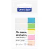 Флажки-закладки OfficeSpace, 12*45мм, 20л.*5 неоновых цвета, европодвес Флажки-закладки OfficeSpace, 12*45мм, 20л.*5 неоновых цвета, европодвес