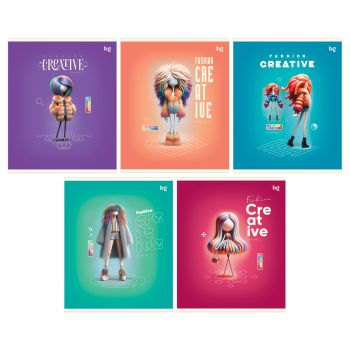 Тетрадь 60л, А5, клетка BG 