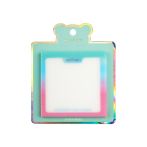 Самоклеящийся блок MESHU "Shine Bright", 76*76 мм, 50 л., прозрачный с дизайном, европодвес