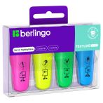 Набор текстовыделителей Berlingo "Textline HL100" мини, 04цв., 1-5мм, европодвес Набор текстовыделителей Berlingo "Textline HL100" мини, 04цв., 1-5мм, европодвес